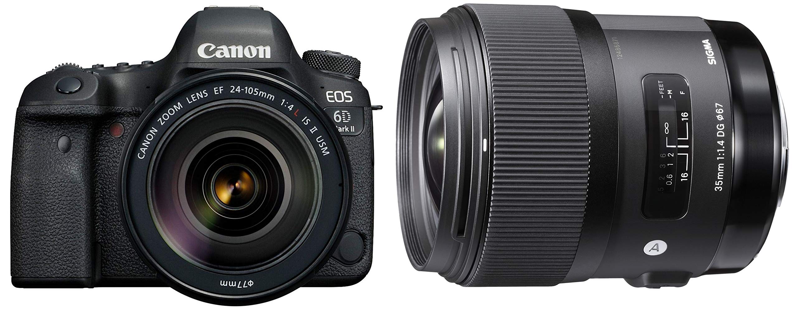 Buy Canon EOS 6D Mark II 26.2MP Digital SLR Camera with Canon EF24